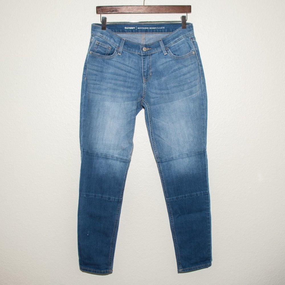 Old Navy Boyfriend Skinny Patchwork Jeans